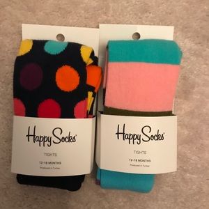 Happy socks girls tights